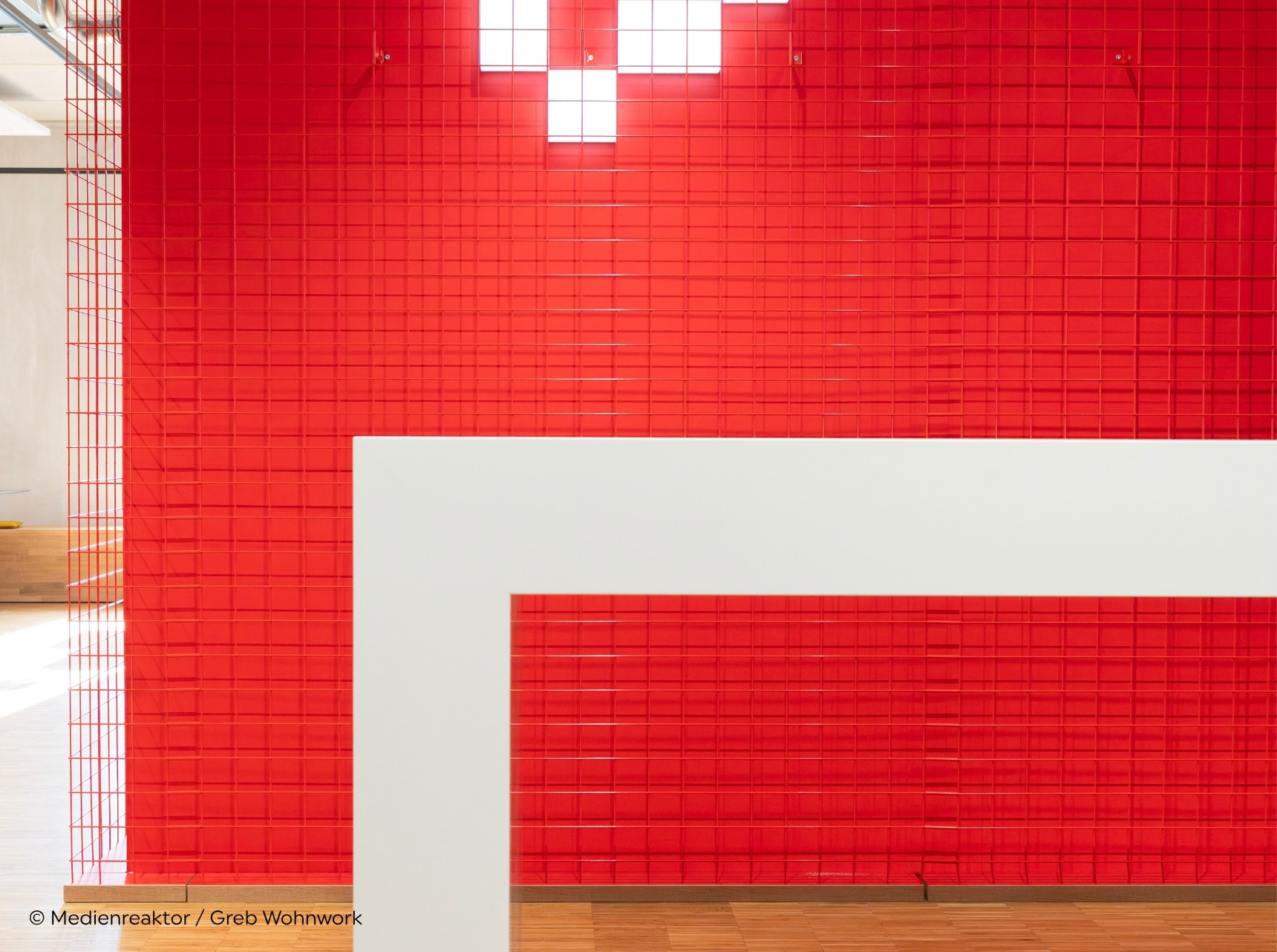 Wandverkleidung Gitterrost Arbeitswelten